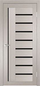 Товар Межкомнатная дверь Легенда Y-5 тон Белая лиственница Остекление Лакобель черное